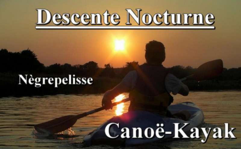 Canoë-kayak Descente Nocturne 2018